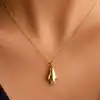 Gümüş Gold Penguen Kadın Kolye
