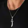 Gümüş Hz. Ali Zülfikar Kılıcı Kolye