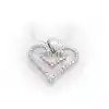 Gümüş Kalpli Bayan Kolye