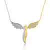 Gümüş Kanatlı Melekler Bayan Kolye