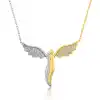 Gümüş Kanatlı Melekler Bayan Kolye