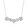 Gümüş Kar Taneleri Bayan Kolye