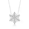Gümüş Kar Tanesi Bayan Kolye