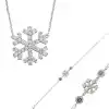 Gümüş Kar Tanesi Bayan Set