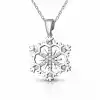 Gümüş Kar Tanesi Kadın Kolye