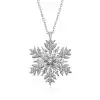 Gümüş Kar Tanesi Kolye