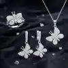 Gümüş Kelebek Bayan Set