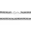 Gümüş Kral Zincir - 3 mm Köşeli