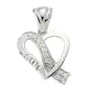 Gümüş Love Kalp Bayan Kolye