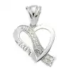 Gümüş Love Kalp Bayan Kolye
