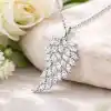 ​Gümüş Melek Kanadı Bayan Kolye