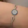 Gümüş Nazar Bayan Bileklik