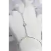 Gümüş Renk Pirinç Zirkon Taşlı Kalp Model Şahmeran