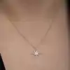 Gümüş Rose Kutup Yıldızı Kadın Kolye