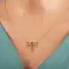 Gümüş Rose Yusufçuk Kadın Kolye
