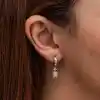 Gümüş Sallantılı Baykuş Kadın Küpe
