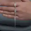 Gümüş Sonsuz Esinti Telkari Kadın Bileklik
