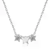 Gümüş Üç Yıldız Kolye