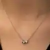 Gümüş Üç Yıldız Kolye