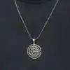Gümüş Viking Pusula Erkek Kolye