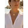 Güneş Model Gold Renk Choker Kadın Kolye