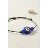 Handmade Bohem Tarz Mavi Göz Nazar Kolye