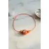 Handmade Bohem Turuncu Nazar Kolye