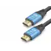 Hdmi 2.0 Kablo 4K 19+1 Od 8.0 Mm 25 M - Siyah Mavi ND4056