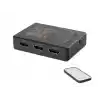 Hdmi Switch 4K Kumandalı 3 In 1 Out - Siyah HDX1308