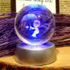 Işıklı Pilli Cam Küre