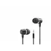 Kablolu Kulak İçi Mikrofonlu Kulaklık 3.5 Mm Pc Telefon Uyumlu Siyah DHE7000BK