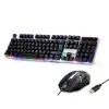 Kablolu Oyuncu Klavye Mouse Set Led Q Siyah H837Q