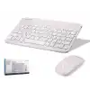 Kablosuz Bluetooth Smart Klavye Mouse Seti Şarjlı 1600 Dpi Pembe HDX2508P