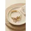 Kalp ve Arı Model Pembe Charmlı Bileklik