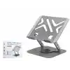 Karbon Çelik 360 Derece Dönebilen Laptop Ve Tablet Standi - Gri HDX8017