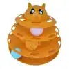 Kedi Başlıklı 3 Katlı Kedi Oyuncağı
