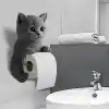Kedi Tasarımlı Tuvalet Kağıtlığı