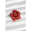 Kırmızı Gül Model Broş