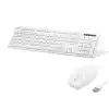 Klavye Ve Mouse Seti - Beyaz KM8520