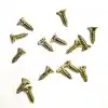 Klips, Menteşe, Ayak, Ağaç, Sunta Vidası 2,2x7,5mm - Sarı 100 Adet