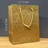 Küçük Boy Gold İpli Karton Çanta