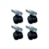 Küçük Plastik Uzun Sunta - 40 MM - 18MM HKS104 - 4 Adet