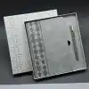 Kutulu Gri Defter Ve Metal Kalem Seti
