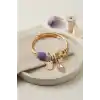 Lila Damla Model Charmlı Bileklik