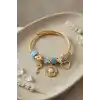 Mavi Charmlı Model Kadın Bileklik
