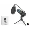 ME4RGB Profesyonel Rgb Mikrofon 192 Khz / 24 Bit Çok Yönlü Type-C - Siyah