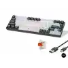 Mekanik Klavye Tri Mod Rgb Red Switch - Beyaz Siyah MF1703W