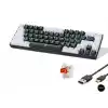 Mekanik Klavye Tri Mod Rgb Red Switch - Siyah Beyaz MF1703B