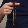 Metal Püsküllü Arpa Kesim Kuka Tesbih