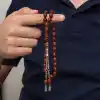 Metal Püsküllü Arpa Kesim Kuka Tesbih